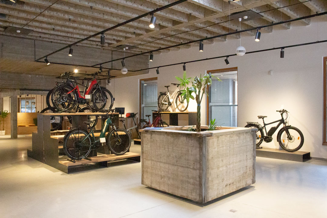 Kartell Plus - Travaux aménagement du magasin Kameo Bikes à Liège