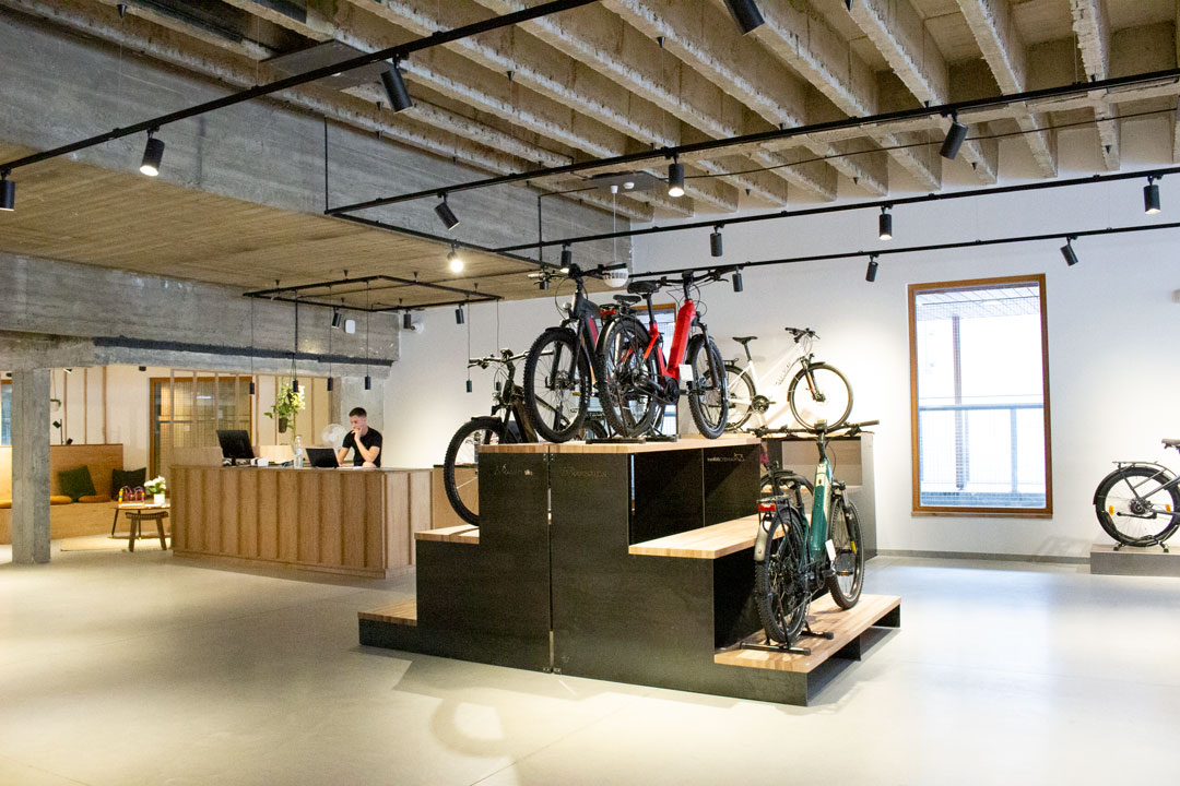 Kartell Plus - Travaux aménagement du magasin Kameo Bikes à Liège